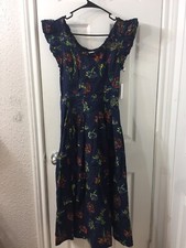 ulla johnson Camille Midnight Floral Dress Sz 0