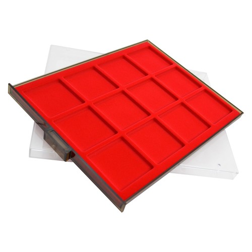 Coin Box Protection Display Drawer Tray red bottom clear cover different types - Picture 91 of 101