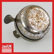 Antiguo cromo plateado Alemania bicicleta bicicleta metal mecánico campana bocina