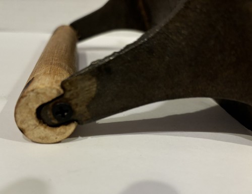 Prensa de tocino de hierro fundido de alta resistencia Taylor & NG 1978 mango de madera cerdo - Imagen 8 de 12