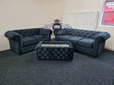 Chesterfield Sofa in Plush Velvet