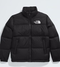 NWT/The north face kids 1996 RETRO NUPTSE JACKET/SIZE 6 /TNF BLACK