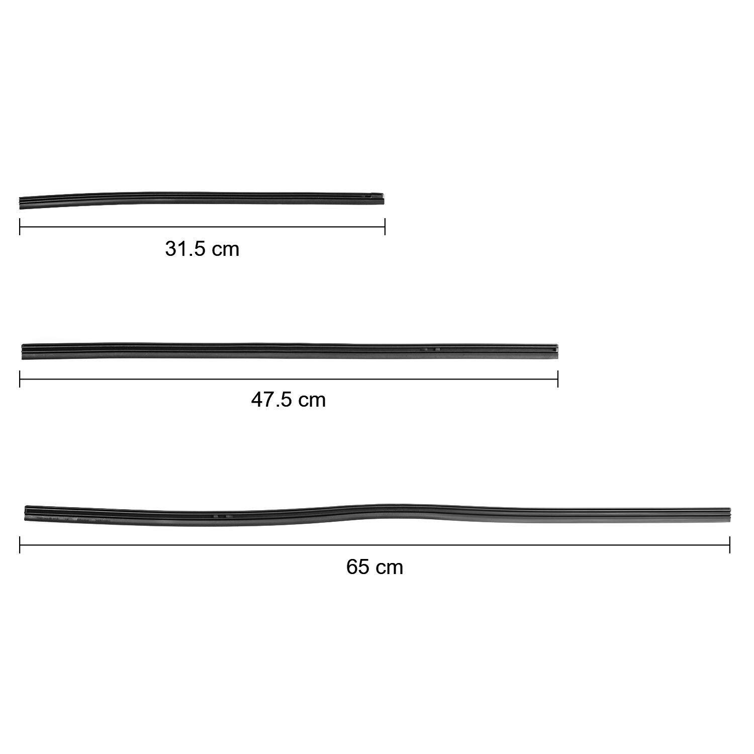 for Honda CRV 20122016 OEM Genuine Front WIPER BLADE RUBBER INSERTS