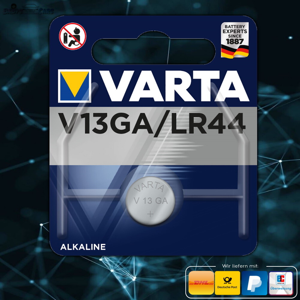 Varta V13Ga 13Ga Ag13 Lr44 Knopfzelle Bulk Oder Blister Batterie 1-100 Stück