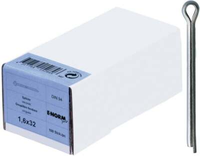 E-NORM  Splint, DIN 94, galvanisch verzinkt