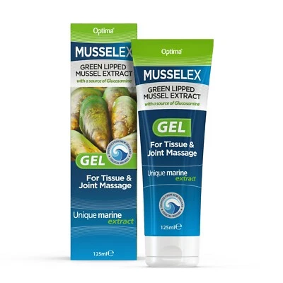 Optima Musselex with Glucosamine Massage Gel 125 ml Musselflex