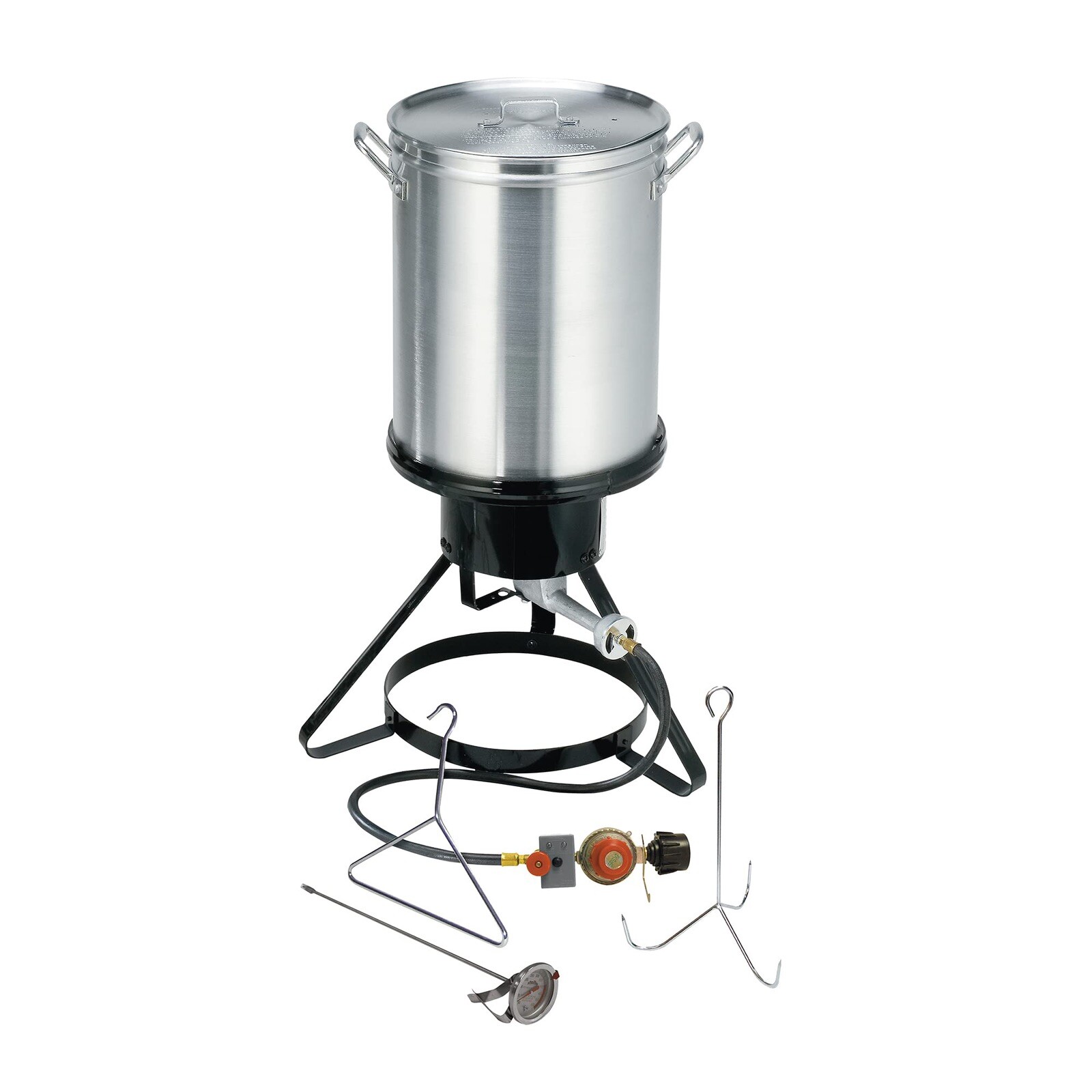 Masterbuilt Propane Fryer with Turkey Hanger And Timer 30 Qu