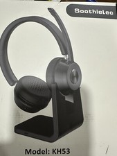 Bluetooth Headset V5.1, Wireless Headset with Noise Canceling Microphone, 40 Hrs