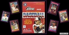 2025 Topps Heritage: Chrome Burgundy Sparkle - Hanger "Pick a Card"