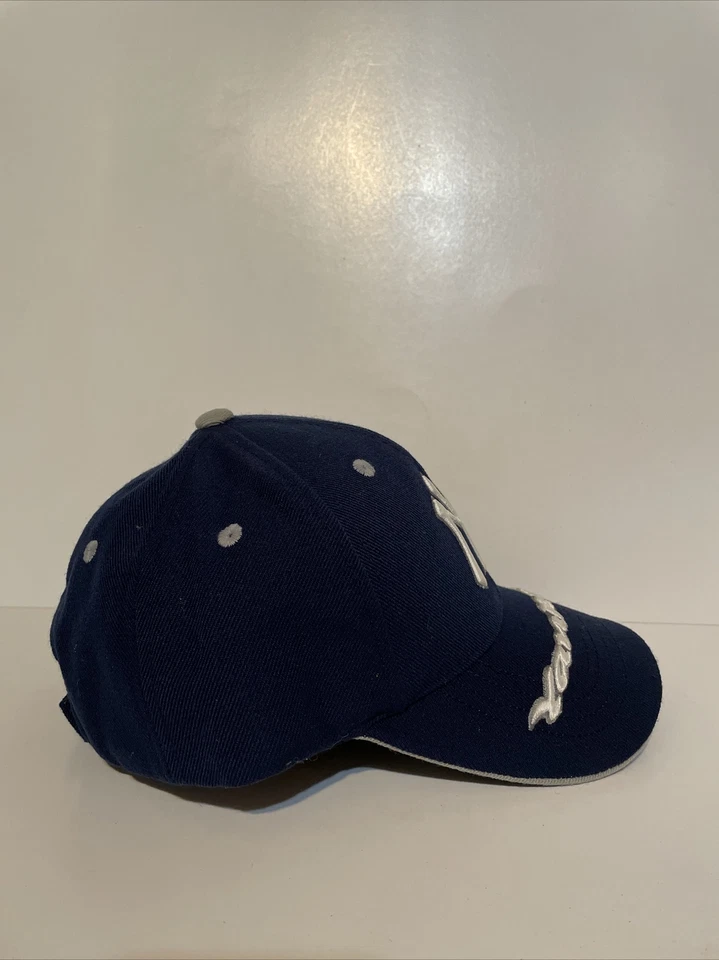 Sombrero Ajustable Aguja Americana De Colección New York Yankees Bordado Lana Acrílica Foto 4 de 4