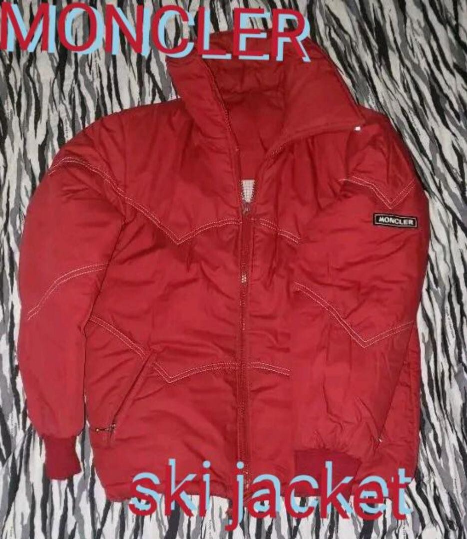 Vintage 90s Moncler x Asics Ski Wear Jacket Puffer Down