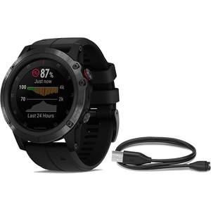 GARMIN FENIX 5X PLUS ZAFIRO NEGRO CORREA NEGRA | eBay