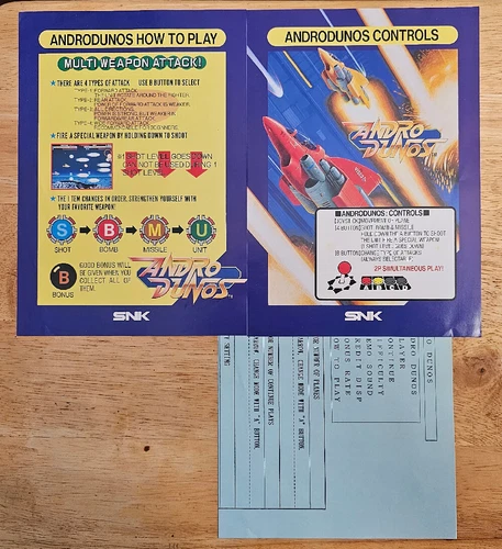 Authentic Neo Geo Artset MVS Andro Dunos