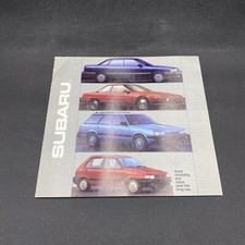 1989 Subaru Legacy LS XT Locale Wagon Coupe Sales Advertising Brochure Catalog