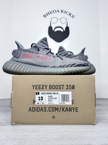 Size 10 - adidas Yeezy Boost 350 V2 Low Beluga 2.0 AH2203 Preowned Og Rare
