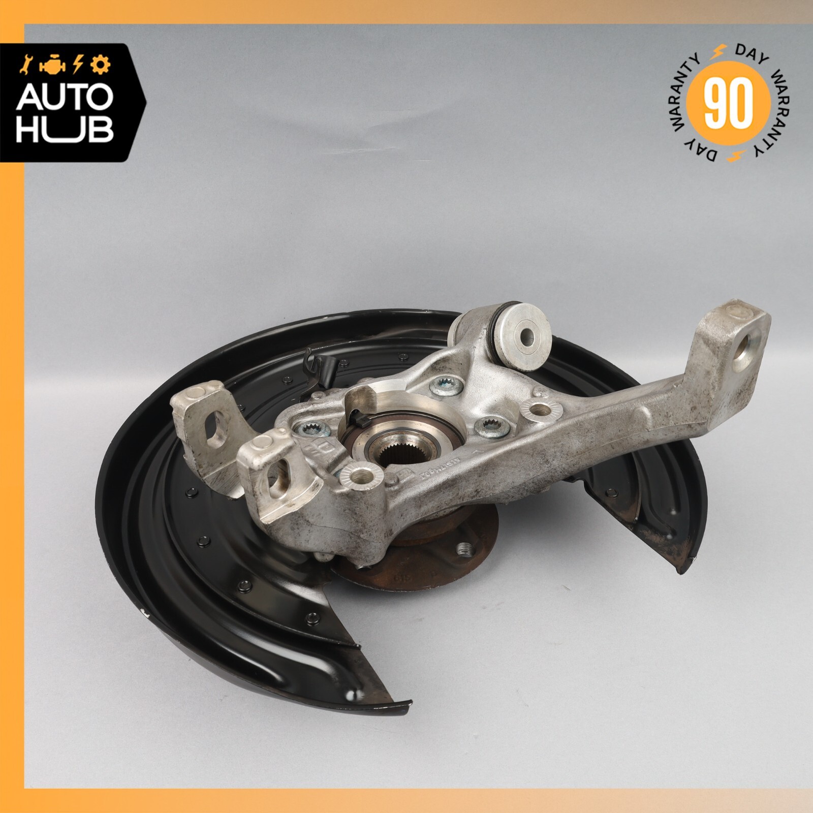 03-13 Bentley Continental GT Rear Left Driver Side Spindle Knuckle Hub OEM