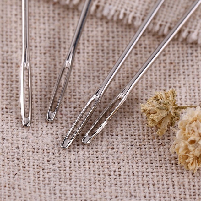 20x 52mm Knitters Wool Large Eye Needles for Darning Threading Sewing