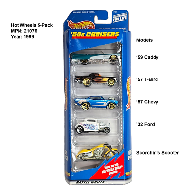 HOT WHEELS 5 Pack Multi Gift Packs HW | eBay
