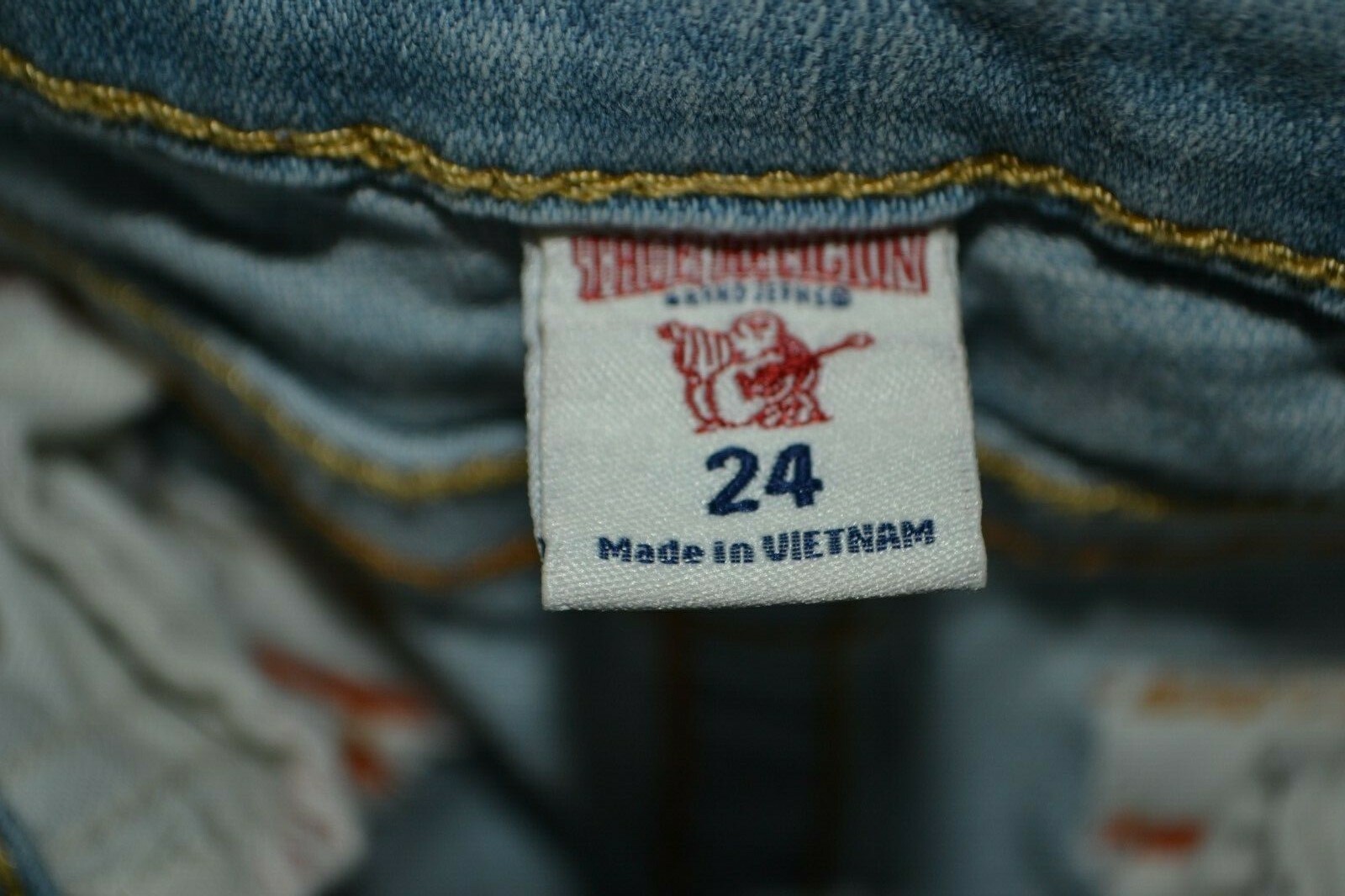 True Religion Women's Knee Length Distressed Pocket Flaps Shorts Sz 24x11 thumbnail 9