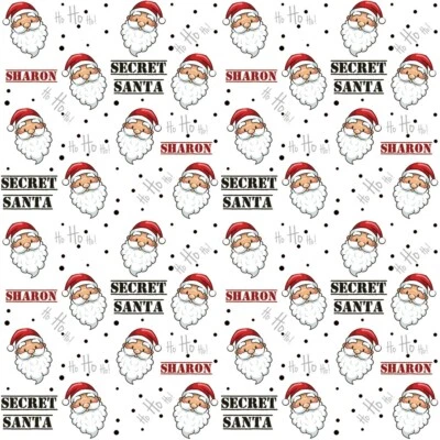 HOT OFF THE PRESS GIFTING LTD SECRET SANTA CHRISTMAS GIFT WRAP WRAPPING PAPER STOCKING XMAS OFFICE FOR HER HIM