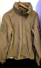 Condor No. 602 Summit Jacket Tactical Hooded Soft Shell Brown Full Zip Men's M