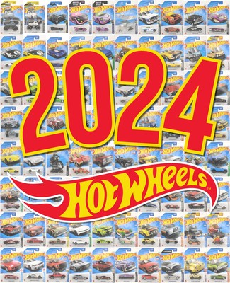 2024 Hot Wheels #1-125   Mainlines   Treasure Hunts   Updated 3/29            