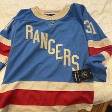 Fanatics NY Rangers Igor Shesterkin #31 Centennial NHL Stitched Jersey Men 50