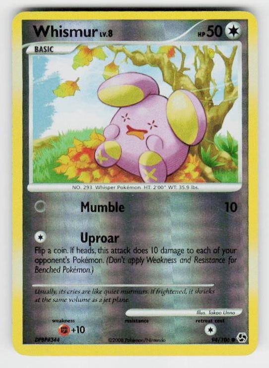 Great Encounters #94/106 Whismur Reverse Holo