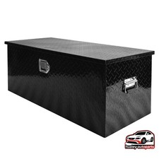 Pickup Truck Bed Black Aluminum Tool Box 44x15x15 Utility Storage Container