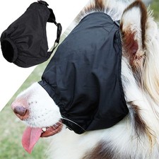 Dog Calming Cap Eye Mask Nylon Shading Pet Anxiety Mask Muzzle Dog Blindfol B6J9