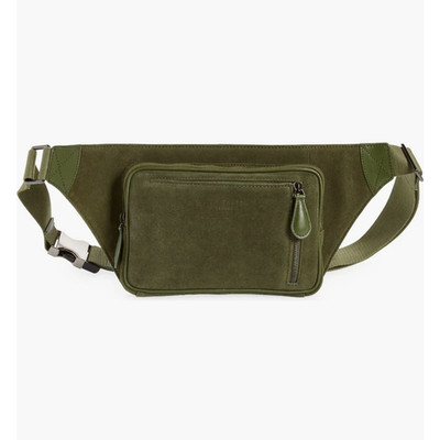 Ted Baker Green Belt Bag Pack Zip Adjustable Strap Unisex M