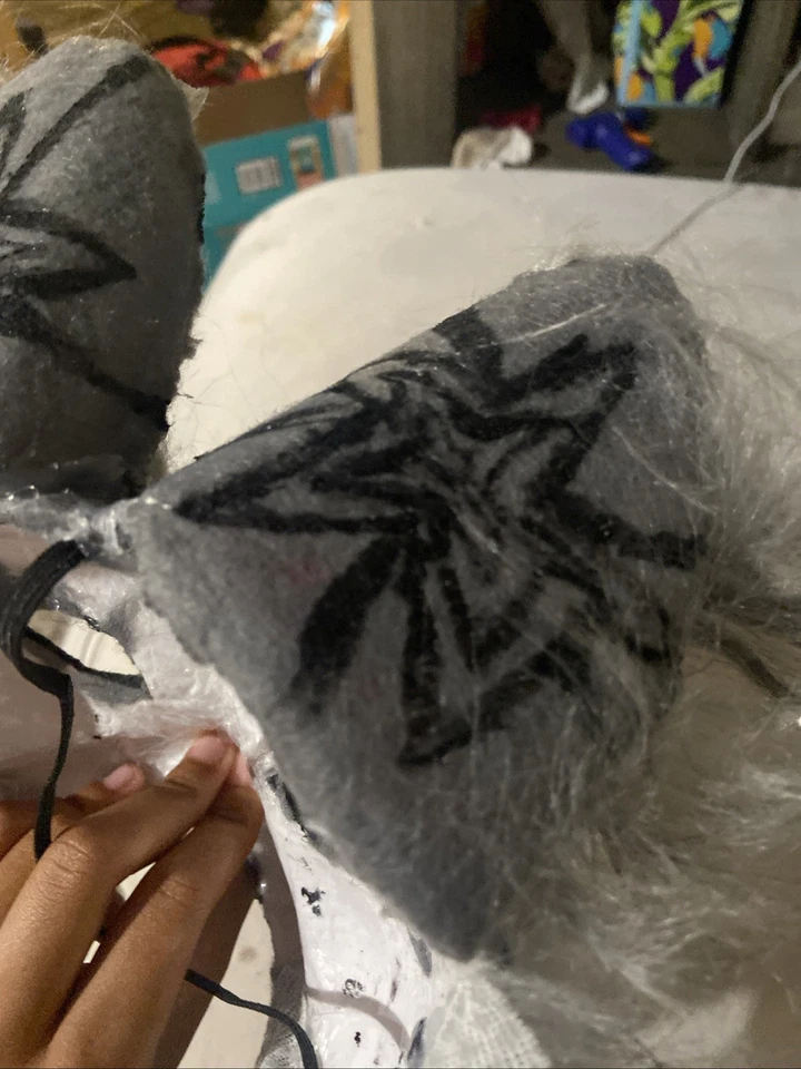 Máscara de patrón/zigzag con piel no forrada sin malla sin nariz grabada tal vez impermeable ☼ Foto 2 de 4