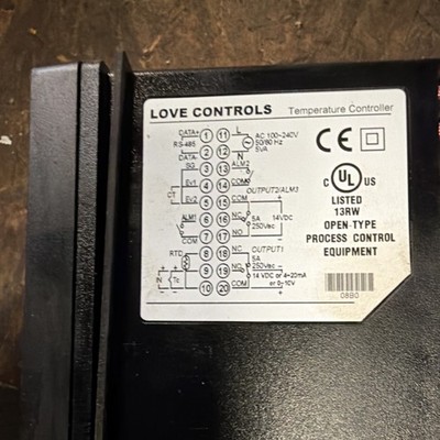 Love Controls Series 4B Digital Temperature Controller 4B-53 RTD Thermocouple