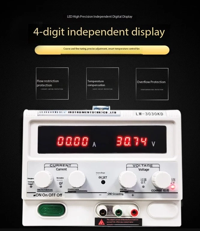 High-Power 60V 100A Adjustable DC Regulated Switching Power Supply 30V20A - Image 4 of 4