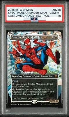 PSA10 MTG MARVEL'S SPIDER-MAN #0240 SPECTACULAR SPIDER-MAN GEM