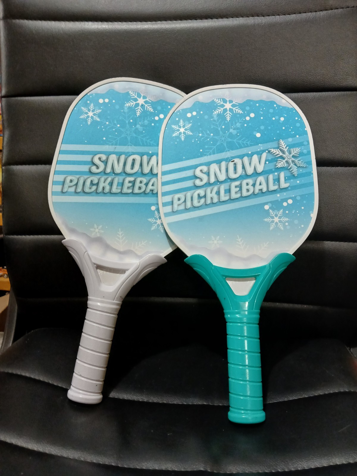 Par de paletas para pickleball de nieve