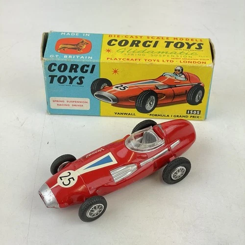 Vintage Boxed Corgi Toys 150S Vanwall Formula 1 Grand Prix