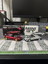 Mini GT Pagani Lot Of 2 - Huayra Roadster #50, Zonda F Silver #305