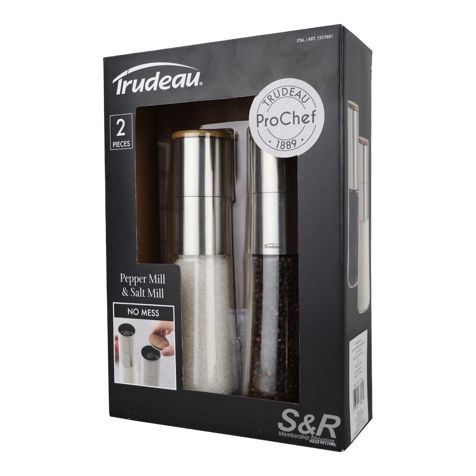 Trudeau Pro Chef Salt and Pepper Mill 2pcs
Opens in a new window or tab