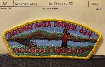 Gateway Area Council 624 Wisconsin Minnesota CSP cb T-1 Collectors Mint Patch