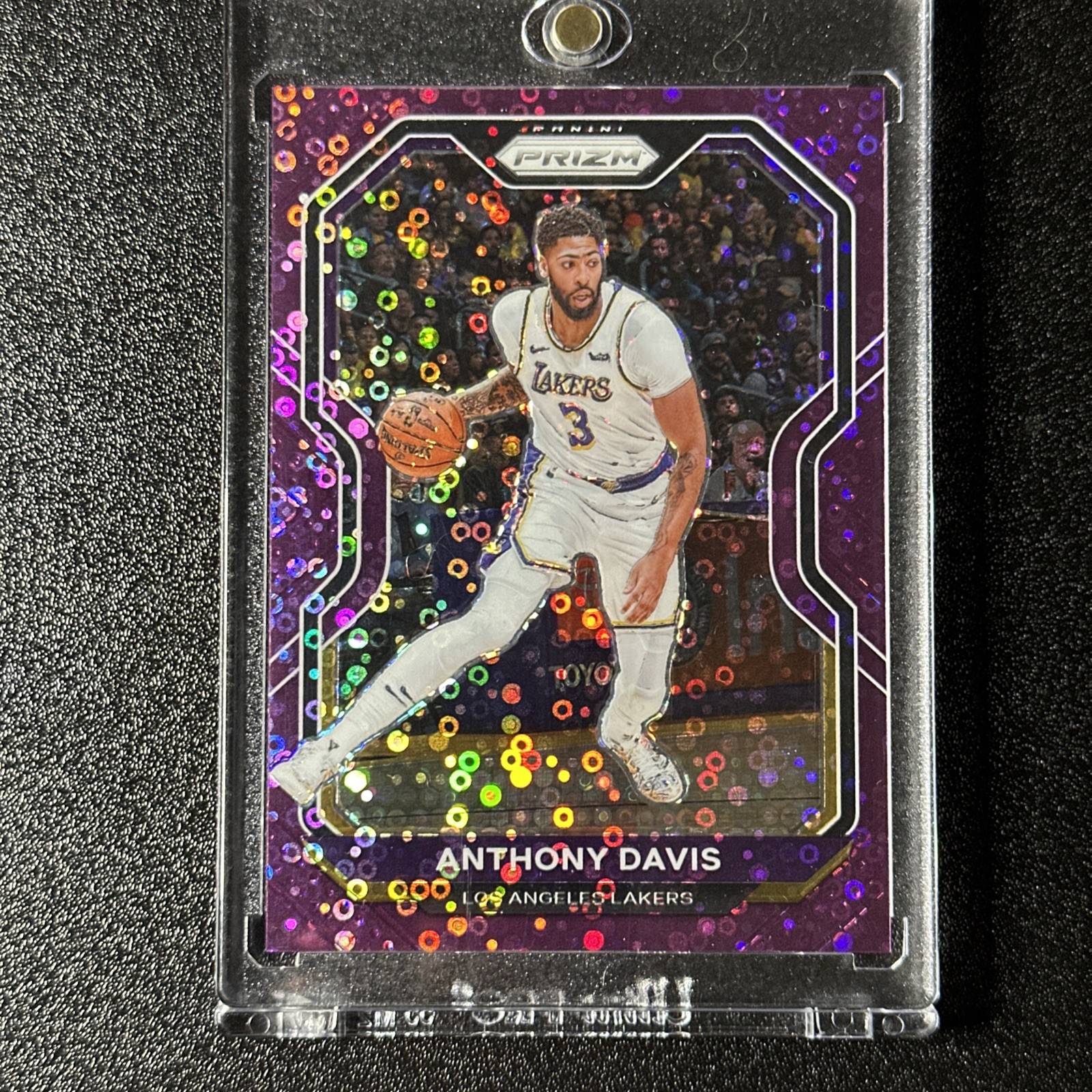 2020-21 Prizm - #109 Anthony Davis Purple Fast Break /75 - Lakers & Mavericks!!!