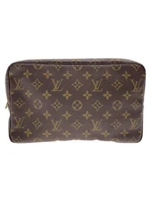 LOUIS VUITTON Clutch Bag Leather Allover M47524