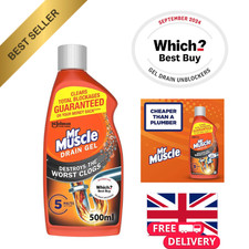 Ultimate Drain Unblocker Gel 500ml – Fast Clog Removal, Unscented Solution