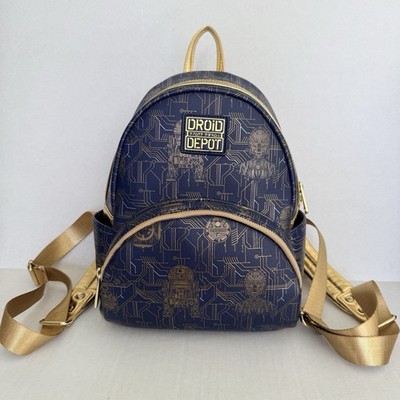 Disney Parks Star Wars Galaxy s Edge Droid Depot Loungefly Mini Backpack