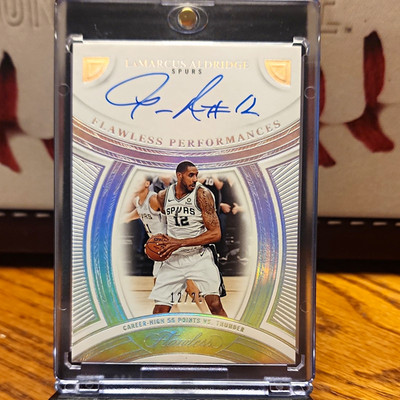 Panini 12/25 Match 2024-25 Flawless LaMarcus Aldridge Spurs Auto FP-LMA Flawless