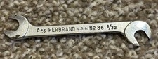 Vintage Herbrand 5/16” X 9/32” Ignition Wrench No 86 Made in USA CLEAN!!
