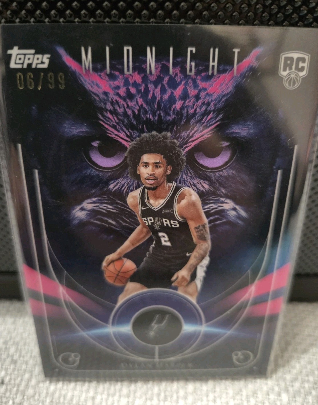 2025-26 Topps Midnight - Night Owls Dylan Harper #NO-17 TWILIGHT /99 (RC)