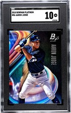 2018 Bowman Platinum #86 Aaron Judge SGC 10 Gem Mint