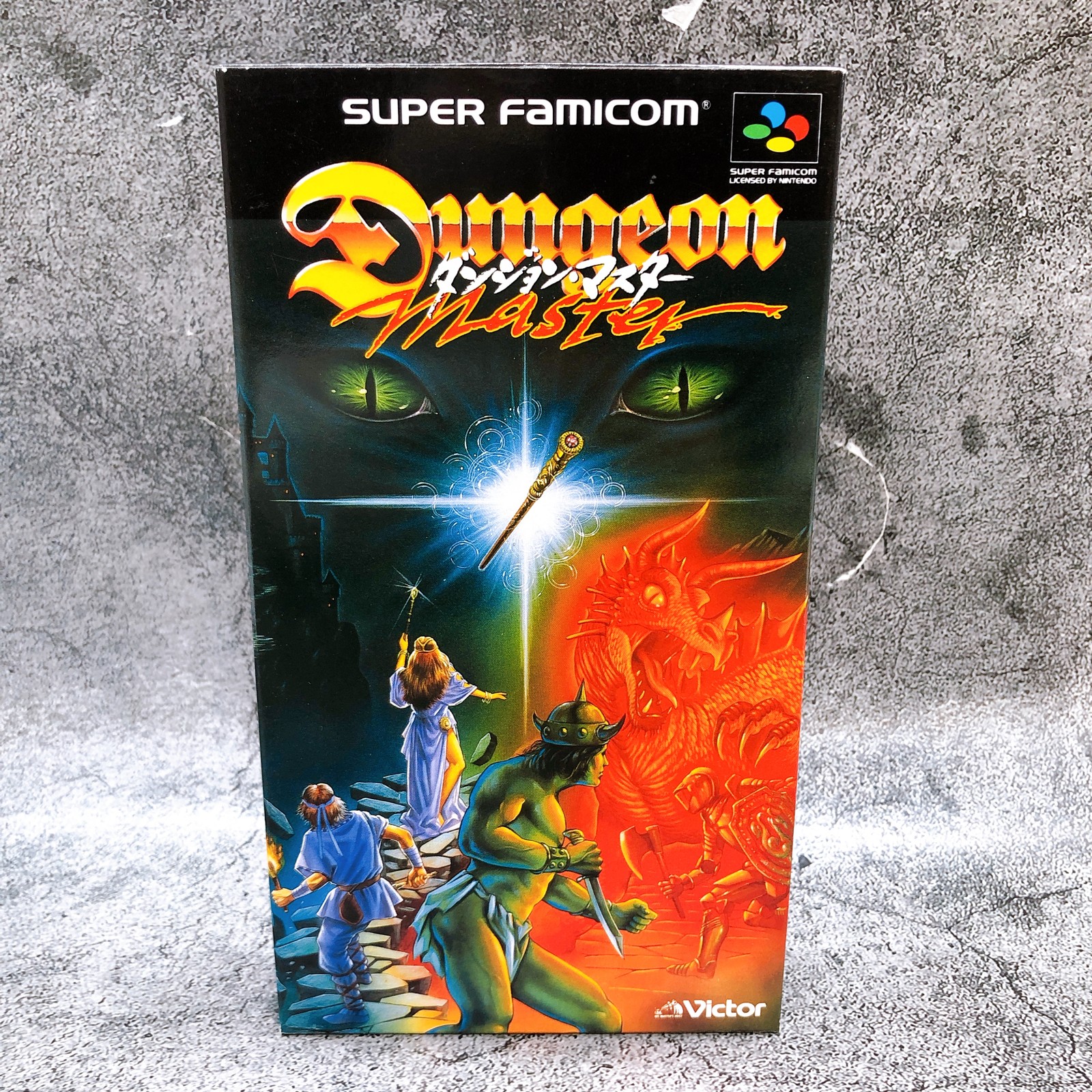 Nintendo Super Famicom Dungeon Master RPG Victor Japan SNES SFC Game FASTSHIP