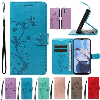 für Motorola MOTO G86 G85 G84 G54 G14 G05 G15 Handyhülle Blumen Klapphülle Case